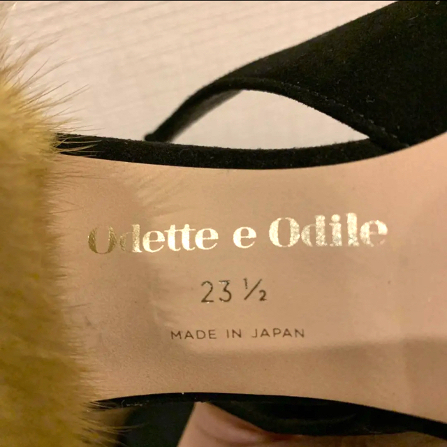 Odette e Odile(オデットエオディール)のOdette e Odile 太ヒール　ポインテッドトゥ　パンプス　23.5 レディースの靴/シューズ(ハイヒール/パンプス)の商品写真