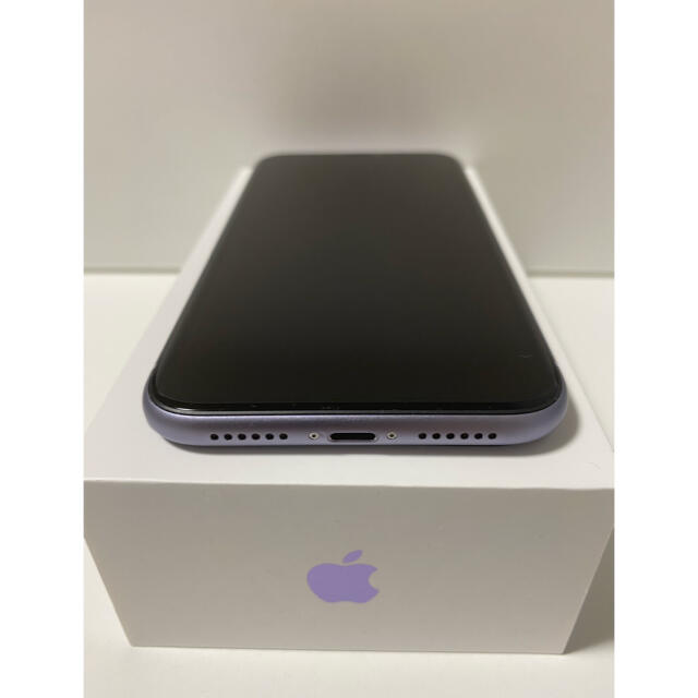 Apple(アップル)のiPhone11   パープル スマホ/家電/カメラのスマートフォン/携帯電話(スマートフォン本体)の商品写真