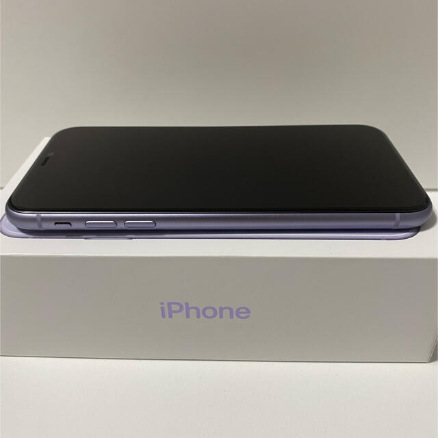 Apple(アップル)のiPhone11   パープル スマホ/家電/カメラのスマートフォン/携帯電話(スマートフォン本体)の商品写真