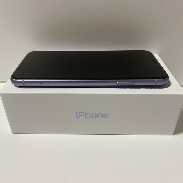 Apple(アップル)のiPhone11   パープル スマホ/家電/カメラのスマートフォン/携帯電話(スマートフォン本体)の商品写真