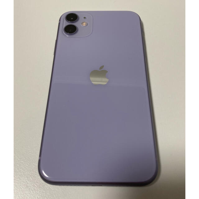 Apple(アップル)のiPhone11   パープル スマホ/家電/カメラのスマートフォン/携帯電話(スマートフォン本体)の商品写真