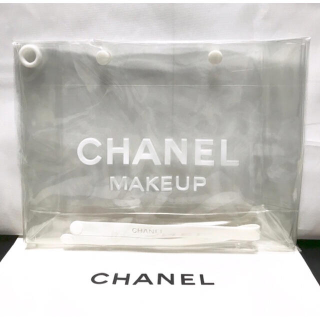 CHANEL シャネル MAKEUP ロゴ入クリアバッグ