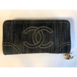 シャネル(CHANEL)のシャネル長財布ロングウォレットデニムCHANEL(財布)