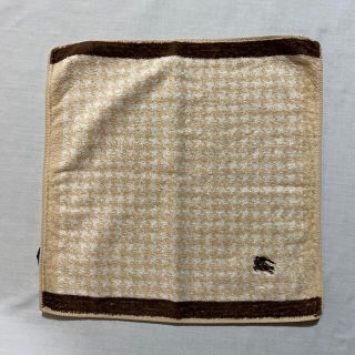 バーバリー(BURBERRY)のバーバリー　タオルハンカチ　中古品　ホース刺繍　#1155(ハンカチ)