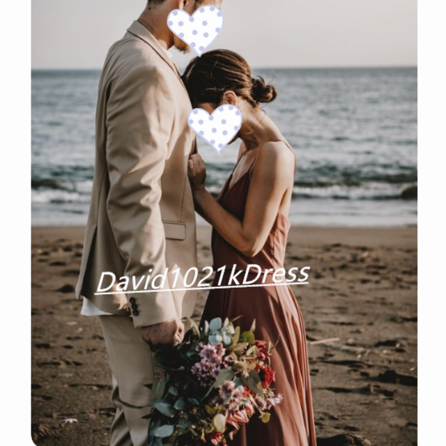 カラードレス テラコッタ色 前撮り 結婚式/披露宴 キャミソール の通販