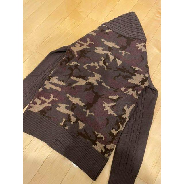 AKM(エイケイエム)のAKM cable shawl cardigan CAMO カーディガン メンズのトップス(カーディガン)の商品写真