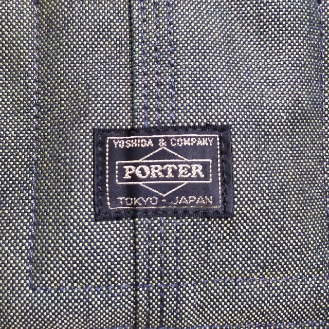 PORTER(ポーター)の値下【美品】PORTER DEEPER デニム ショルダーバッグ ポーチ 鞄 メンズのバッグ(ショルダーバッグ)の商品写真