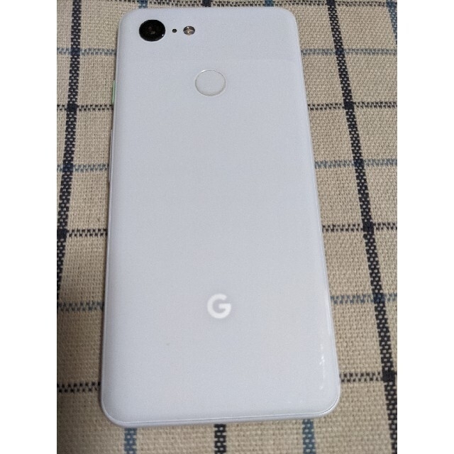 Google Pixel(グーグルピクセル)のPixel3 SIMフリー64g　美品！ホワイト スマホ/家電/カメラのスマートフォン/携帯電話(スマートフォン本体)の商品写真