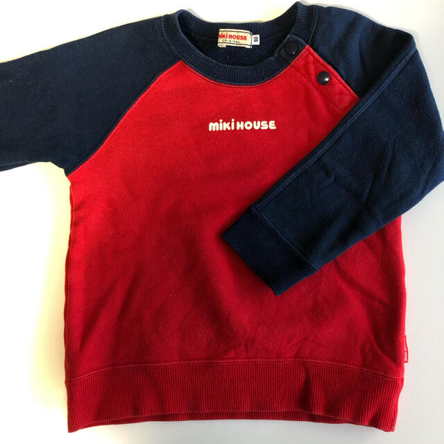 mikihouse(ミキハウス)のミキハウス MIKIHOUSE トレーナー 90cm キッズ/ベビー/マタニティのキッズ服男の子用(90cm~)(Tシャツ/カットソー)の商品写真