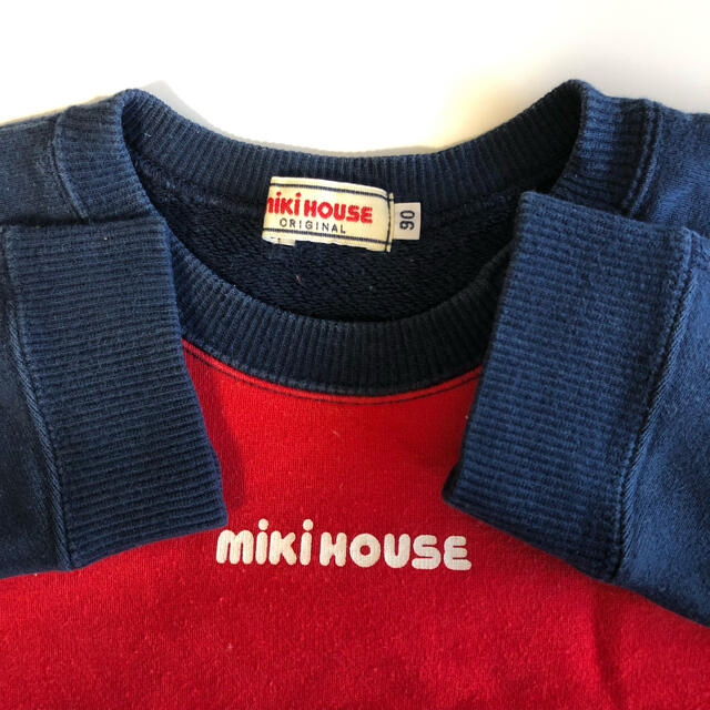 mikihouse(ミキハウス)のミキハウス MIKIHOUSE トレーナー 90cm キッズ/ベビー/マタニティのキッズ服男の子用(90cm~)(Tシャツ/カットソー)の商品写真