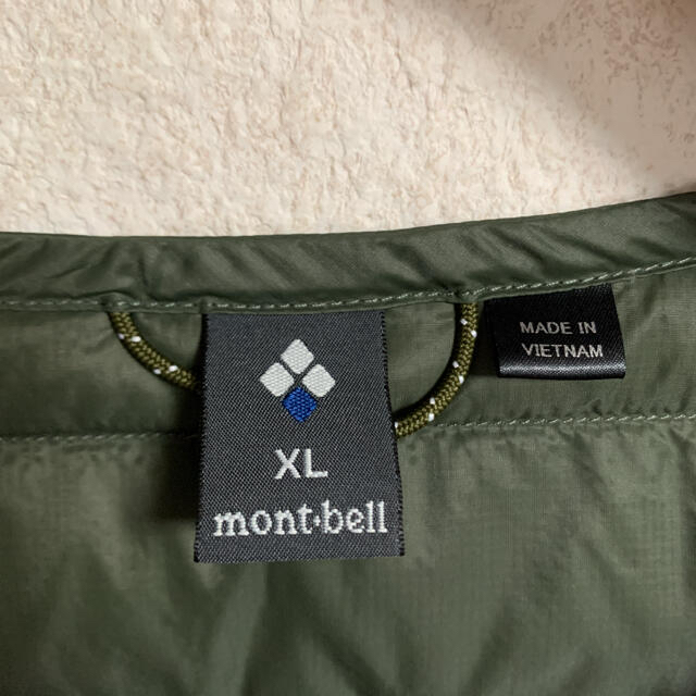 mont bell(モンベル)のモンベル mont-bell インナーダウン ジャケット メンズ XL カーキ メンズのジャケット/アウター(ダウンジャケット)の商品写真