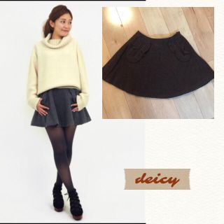 デイシー(deicy)のdeicy フラノミニフレアスカート(ミニスカート)