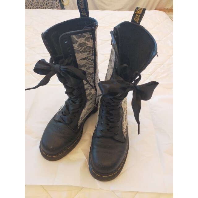 Dr.Martens - ドクターマーチン14ホールサイドジップ&レースsizeUK6の