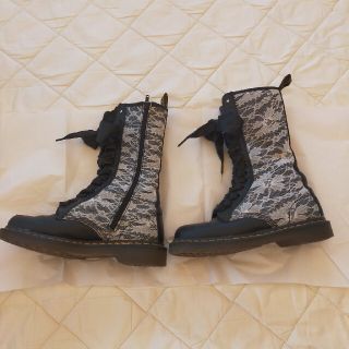 Dr.Martens - ドクターマーチン14ホールサイドジップ&レースsizeUK6の