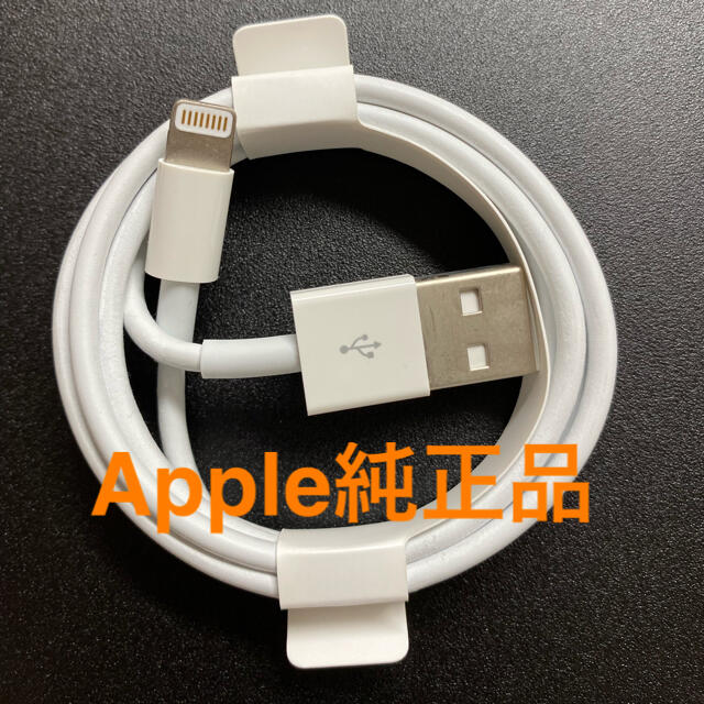 Apple(アップル)の充電ケーブル　USB Type-A - Lightning 0.5m スマホ/家電/カメラのスマートフォン/携帯電話(バッテリー/充電器)の商品写真