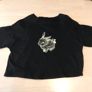 フランシュリッペ(franche lippee)のフランシュリッペ　うさぎTシャツ　大きいサイズ(Tシャツ(半袖/袖なし))