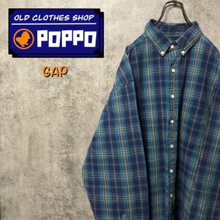 ギャップ(GAP)の【a様専用】オールドギャップGAP☆ポケット付きレトロチェックシャツ 90s(シャツ)