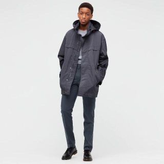 UNIQLO ＋J  オーバーサイズフーデッド ハーフコート