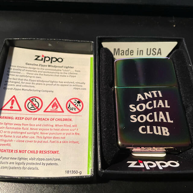 AntiSocialSocialClub ALLERGIC Zippo ジッポ