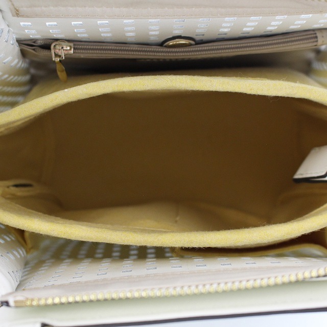 other(アザー)のペレボルサ PELLE BORSA ハンドバッグ リュック 3way レザー 白 レディースのバッグ(ハンドバッグ)の商品写真