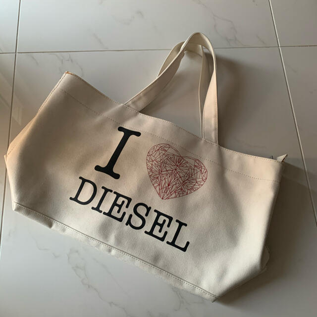 DIESEL ディーゼル　ロゴ　トート　バッグ　スタッズ