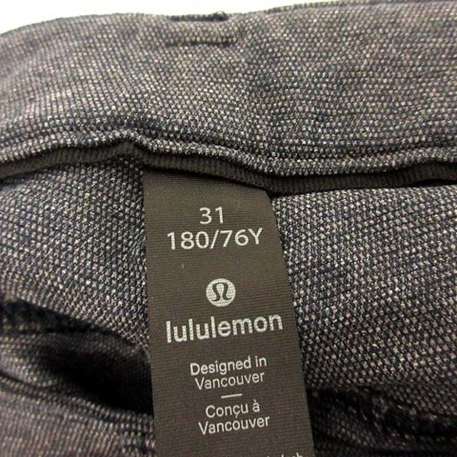 lululemon(ルルレモン)のルルレモン lululemon ストレッチ パンツ スラックス 31 ネイビー メンズのパンツ(スラックス)の商品写真