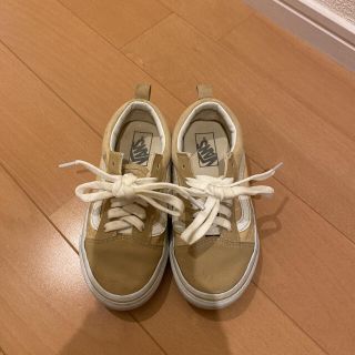 ヴァンズ(VANS)のVANS スニーカー　ベージュ　19センチ(スニーカー)