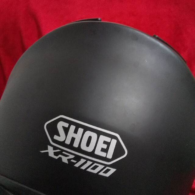 専【SHOEI】 XR-1100 ヘルメット  XLサイズ　ブラック 自動車/バイクのバイク(ヘルメット/シールド)の商品写真