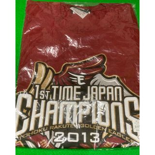 トウホクラクテンゴールデンイーグルス(東北楽天ゴールデンイーグルス)の楽天イーグルス 2013 初 日本一 Tシャツ クリムゾンレッド(記念品/関連グッズ)