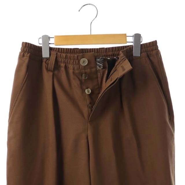 マルニ MARNI 18AWトロピカルウールイージーパンツ テーパード 44 茶