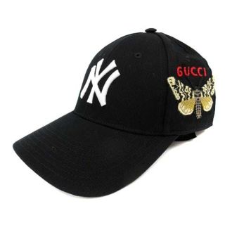 グッチ(Gucci)のグッチ ニューヨークヤンキース 帽子 キャップ ベースボールキャップ 57-61(その他)