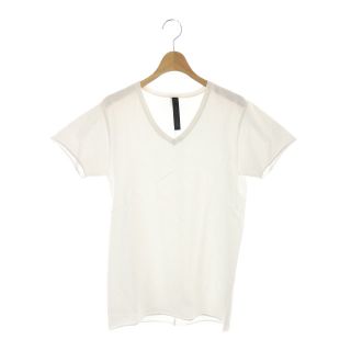 ダブルジェーケー(wjk)のダブルジェイケイ wjk Tシャツ カットソー Vネック 半袖 S 白(Tシャツ/カットソー(半袖/袖なし))