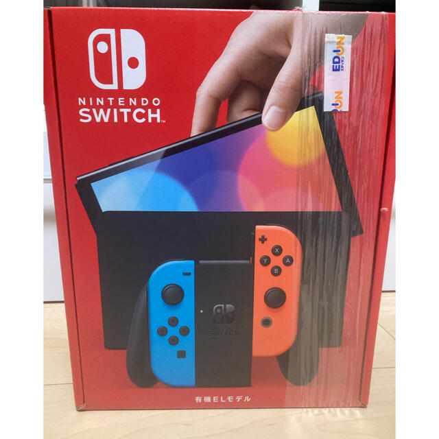 Nintendo Switch(ニンテンドースイッチ)のニンテンドースイッチ 本体 有機ELモデル ネオンレッド ネオンブルー エンタメ/ホビーのゲームソフト/ゲーム機本体(家庭用ゲーム機本体)の商品写真