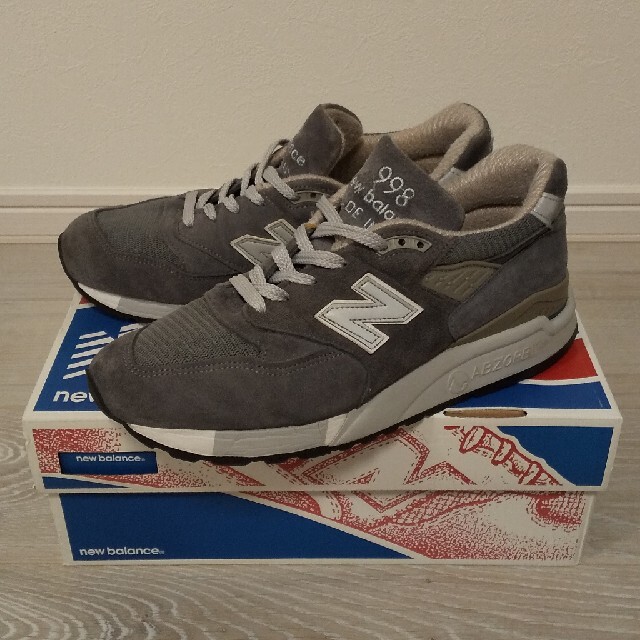 new balance／M998CH26cmUS8Dワイズ付属品