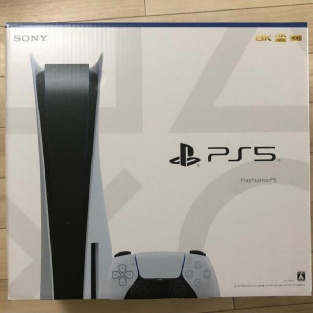 SONY(ソニー)の新品未使用 PS5 (CFI-1000A01) PlayStation5 本体 エンタメ/ホビーのゲームソフト/ゲーム機本体(家庭用ゲーム機本体)の商品写真