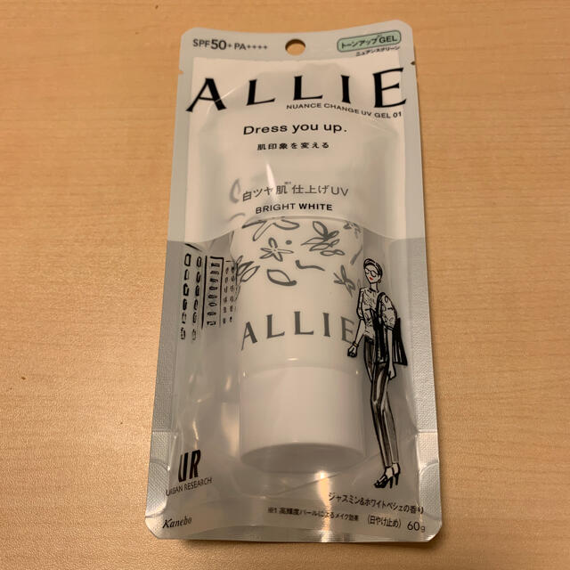 ALLIE(アリィー)の新品アリィーニュアンスチェンジUVジェルWT60g限定パッケージアーバンリサーチ コスメ/美容のボディケア(日焼け止め/サンオイル)の商品写真