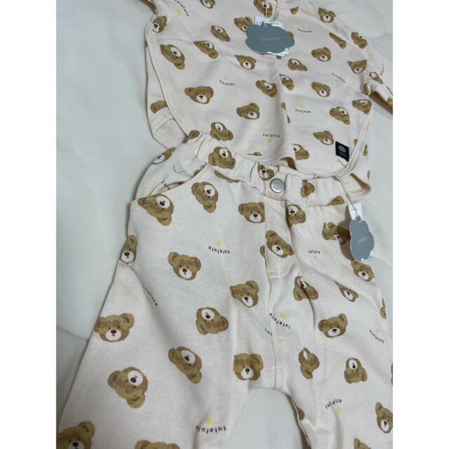 ☆セール 新品 フタフタ 90サイズ フタくま 長袖パンツ 長袖トップス セットアップ 通販 フタフタ セットアップ