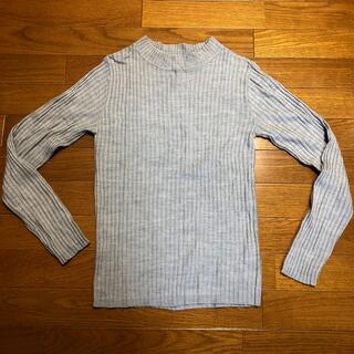 レトロガール(RETRO GIRL)のRETRO  GIRL グレーの薄手セーター(ニット/セーター)