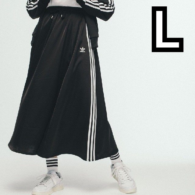adidas(アディダス)のロング サテン スカート LONG SATIN SKIRT FL0039 レディースのスカート(ロングスカート)の商品写真