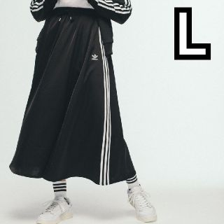 アディダス(adidas)のロング サテン スカート LONG SATIN SKIRT FL0039(ロングスカート)