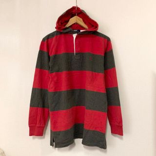 ポロラルフローレン(POLO RALPH LAUREN)のPoloRalphLauren(USA)ビンテージコットンボーダーラグビーパーカ(パーカー)