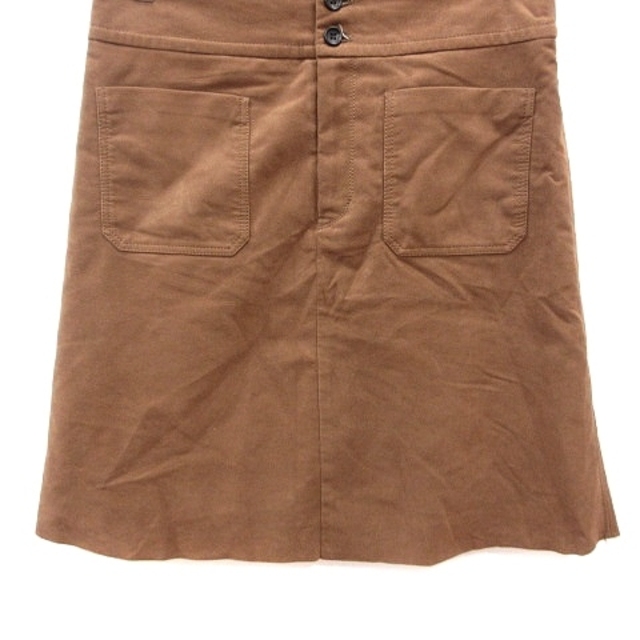 MACPHEE(マカフィー)のマカフィー MACPHEE トゥモローランド 台形スカート ひざ丈 フェイクスエ レディースのスカート(ひざ丈スカート)の商品写真