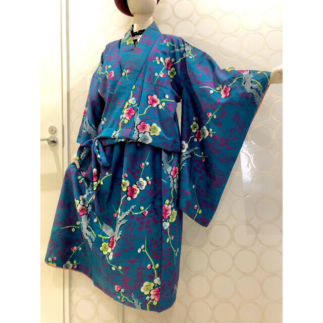 着物リメイク 梅の花と都 ショート丈羽織 ロングスカート - セット/コーデ