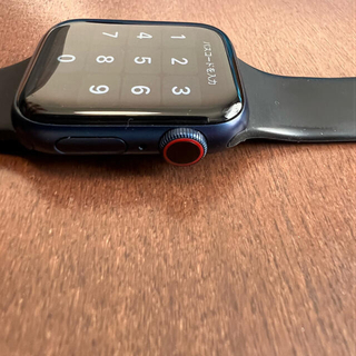 アップル(Apple)の値下　美品AppleWatch Series6 GPS Cellularネイビー(腕時計(デジタル))