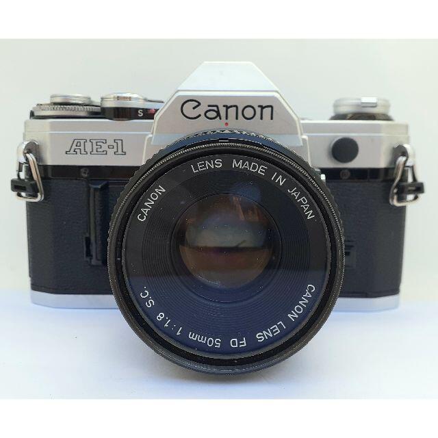 Canon(キヤノン)の実用美品機 Canon AE-1（メカ＆レンズクリーニング整備済＆実写済です） スマホ/家電/カメラのカメラ(フィルムカメラ)の商品写真