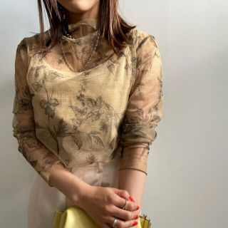 アメリヴィンテージ(Ameri VINTAGE)のBENNETT SHEER TOP(シャツ/ブラウス(長袖/七分))