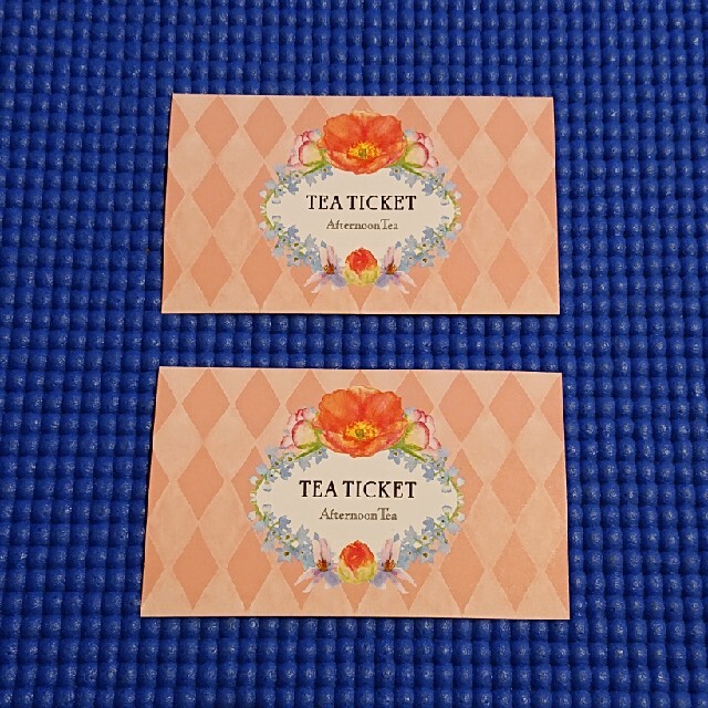 AfternoonTea(アフタヌーンティー)のAfternoon Tea チケット2枚 チケットの優待券/割引券(フード/ドリンク券)の商品写真