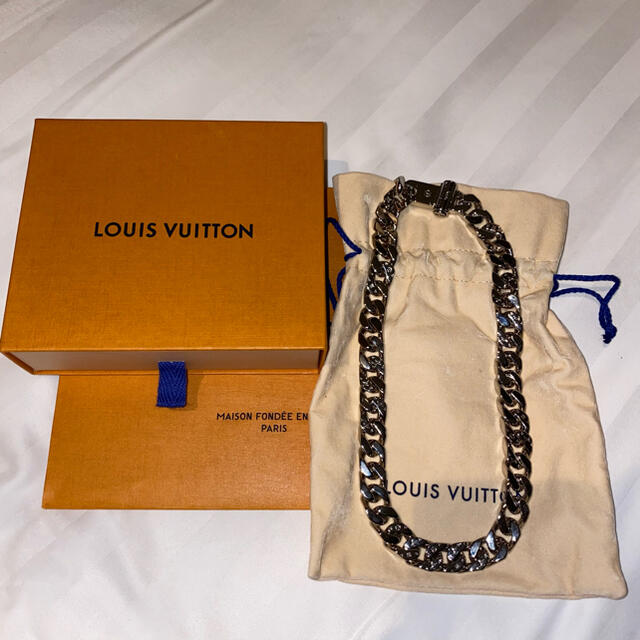 LOUIS VUITTON(ルイヴィトン)のコリエ・LVチェーンリンクス ネックレス Louis Vuitton ヴィトン メンズのアクセサリー(ネックレス)の商品写真