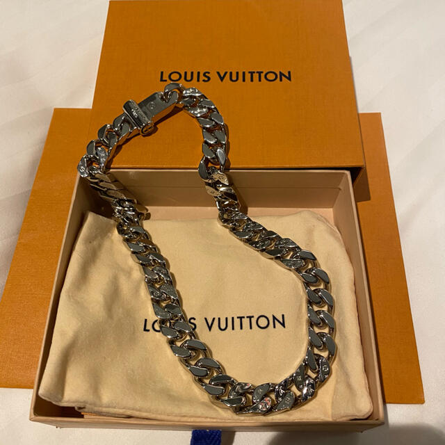 LOUIS VUITTON(ルイヴィトン)のコリエ・LVチェーンリンクス ネックレス Louis Vuitton ヴィトン メンズのアクセサリー(ネックレス)の商品写真