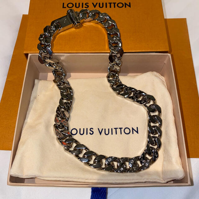 LOUIS Louis Vuitton ヴィトンの通販 by KKK's shop｜ルイヴィトンならラクマ VUITTON - コリエ・LVチェーンリンクス ネックレス 格安安い